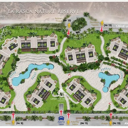 Semesterbostad Jardines - Tabor 2 1 Pool View 2b *